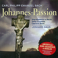 Cover C.P.E. Bach Johannespassion